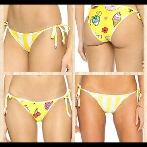 NWT Reversible Wildfox Emoji Bikini‎ Bottoms